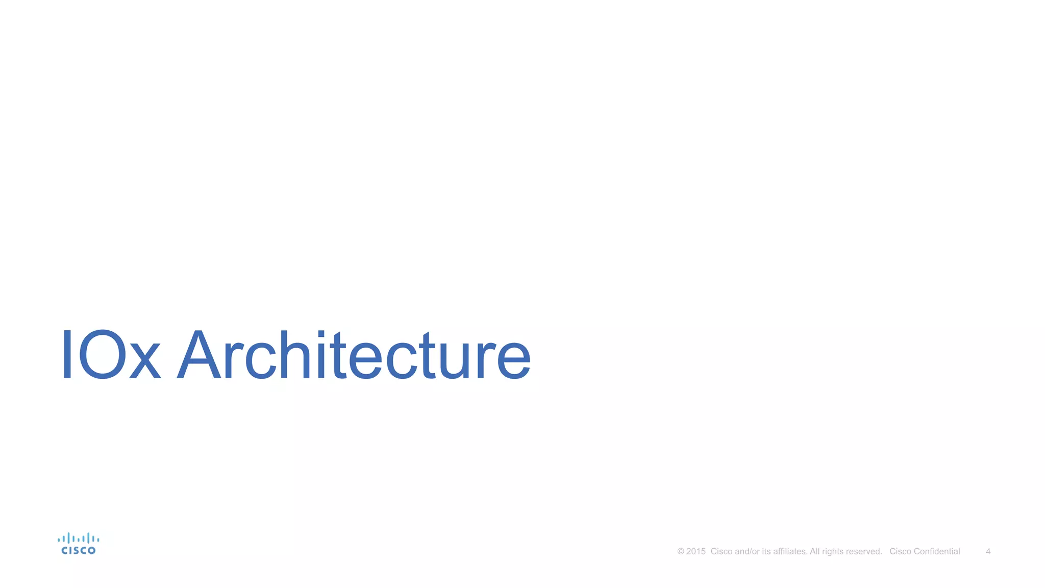 IOx Architecture