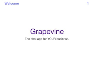 Grapevine Pitch Deck May 2016