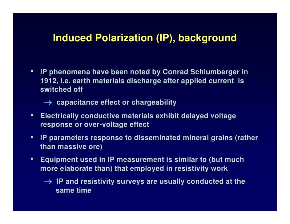 Induced Polarization (IP)