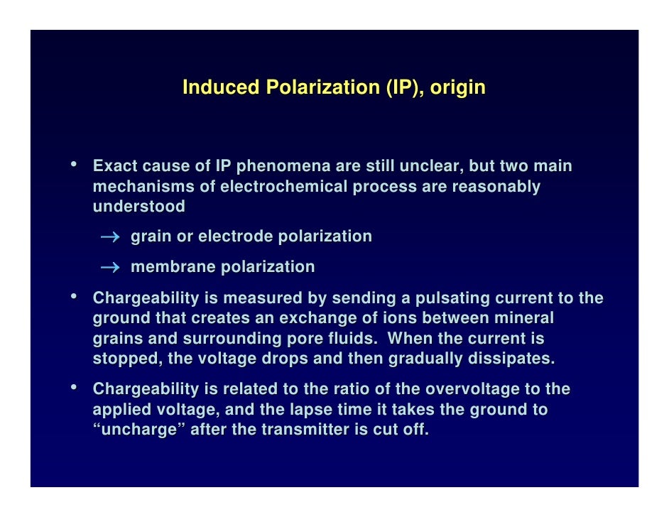 Induced Polarization (IP)