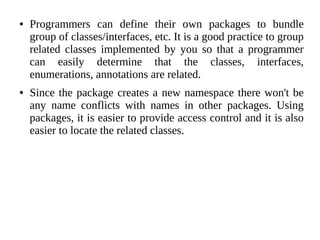 Java - Interfaces & Packages | PDF