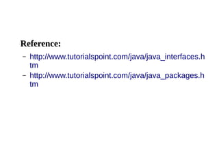 Java - Interfaces & Packages | PDF