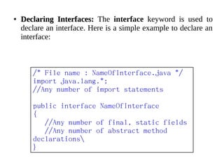 Java - Interfaces & Packages | PDF