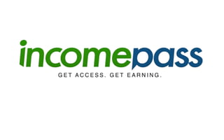 When you become a member of
Incomepass, you gain access to
over 400 prepaid products at a
discounted price
 