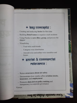 CLASS 12 IP PROJECT (Aviation Insights - Using Python & Pandas)