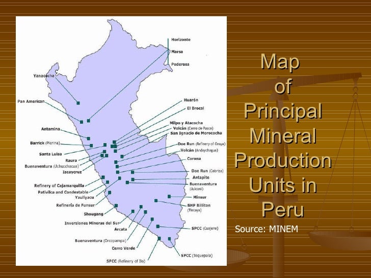 Economic Instruments Mining Industry Peru