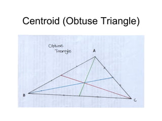 Centroid (Obtuse Triangle) 