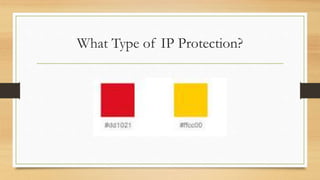 What Type of IP Protection?
 