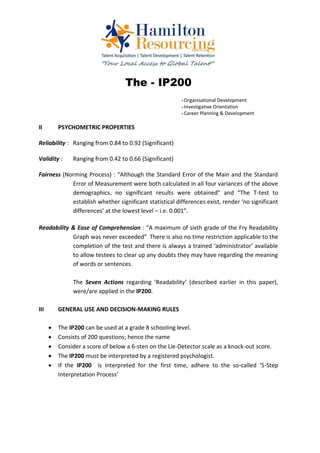 Ip200 Output Samples IP 200 Introduction | PDF