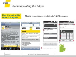 Ip 2012 'de lijn' communication the future 02 14