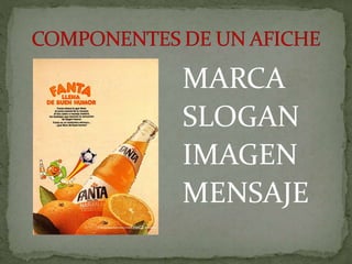 MARCA
SLOGAN
IMAGEN
MENSAJE
 