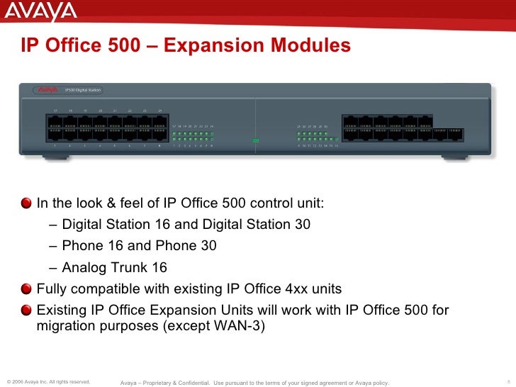 avaya ip office 500 v2