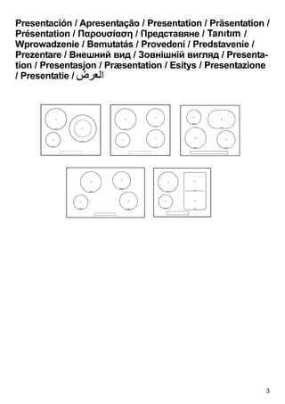 3
Presentación / Apresentação / Presentation / Präsentation /
Présentation / Παρουσίαση / Представяне / /
Wprowadzenie / Bemutatás / Provedení / Predstavenie /
Prezentare / Внешний вид / Зовнішній вигляд / Presenta-
tion / Presentasjon / Præsentation / Esitys / Presentazione
/ Presentatie /
 