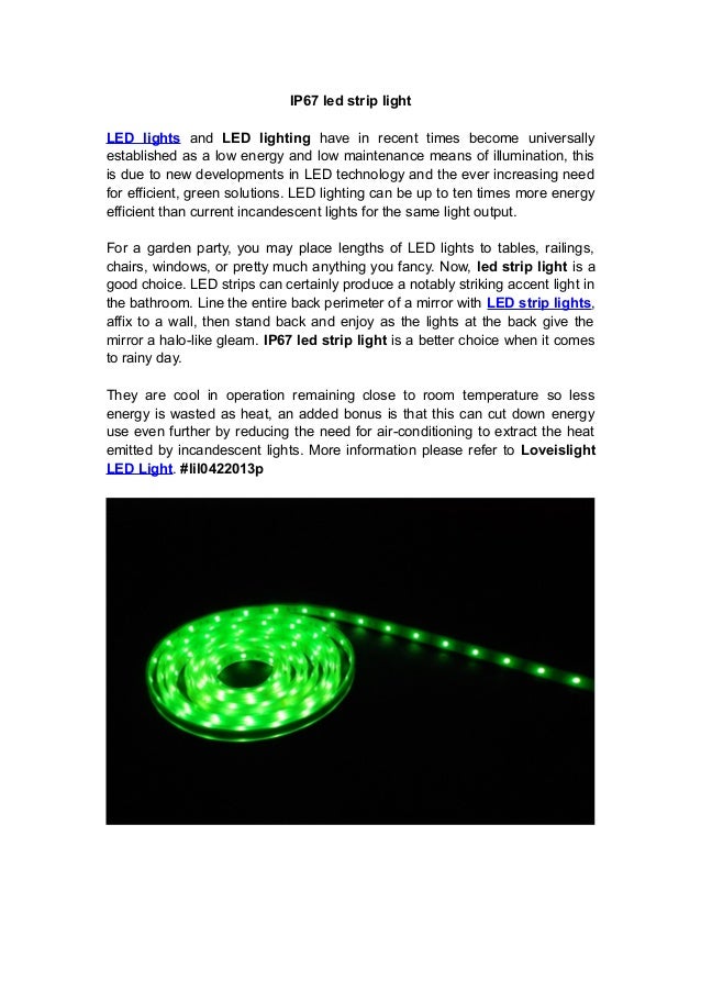 Ip67 led strip light