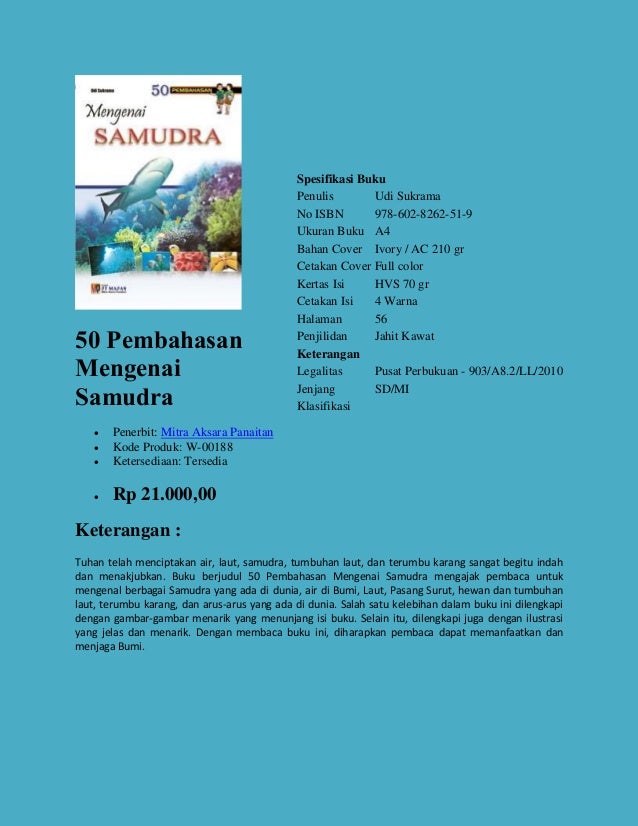 Buku Pengayaan Ilmu Pengetahuan Alam, dipasarkan oleh 