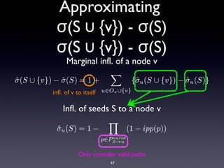 Scalable and Parallelizable Processing of Influence Maximization for ...