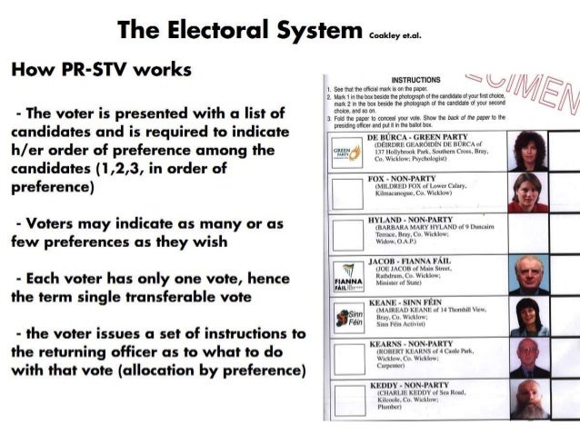 the irish electoral system of pr stv What role does the eu play in the irish political system ireland is a member of the european union member states participate in common institutions so that decisions on specific matters of joint interest can be made at european level. the irish electoral system of pr stv What role does the eu play in the irish political system ireland is a member of the european union member states participate in common institutions so that decisions on specific matters of joint interest can be made at european level.