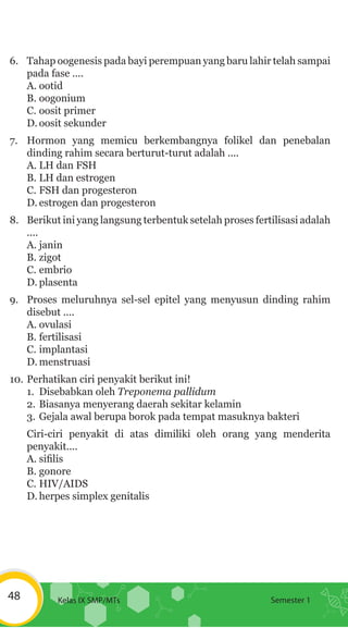 Berikut Ini Yang Langsung Terbentuk Setelah Proses Fertilisasi Adalah Ipa9 kd1-sistem reproduksi pada manusia