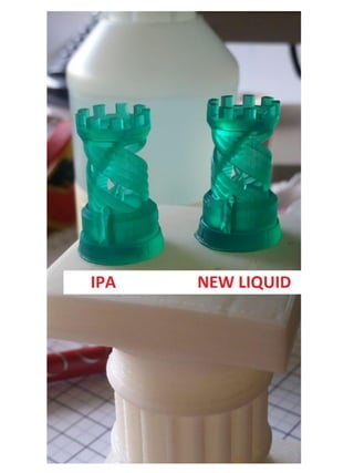 100% safe liquid alternative to IPA for  DLP and SLA washing