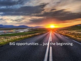 BIG opportunities … just the beginning.

Jury Konga
Open by Design TM

35

 