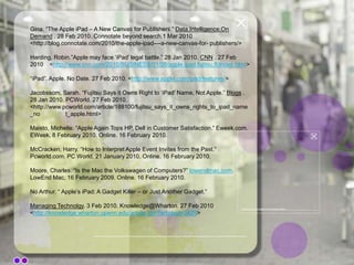 Human Factors:Consumers RelationsApple’s brand name endorse quality 