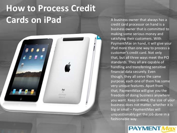 Paymentmax iPad Credit Card Swiper
