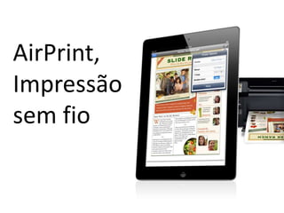 AirPrint,Impressãosem fio