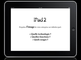 Application de lecture sur tablette iPad