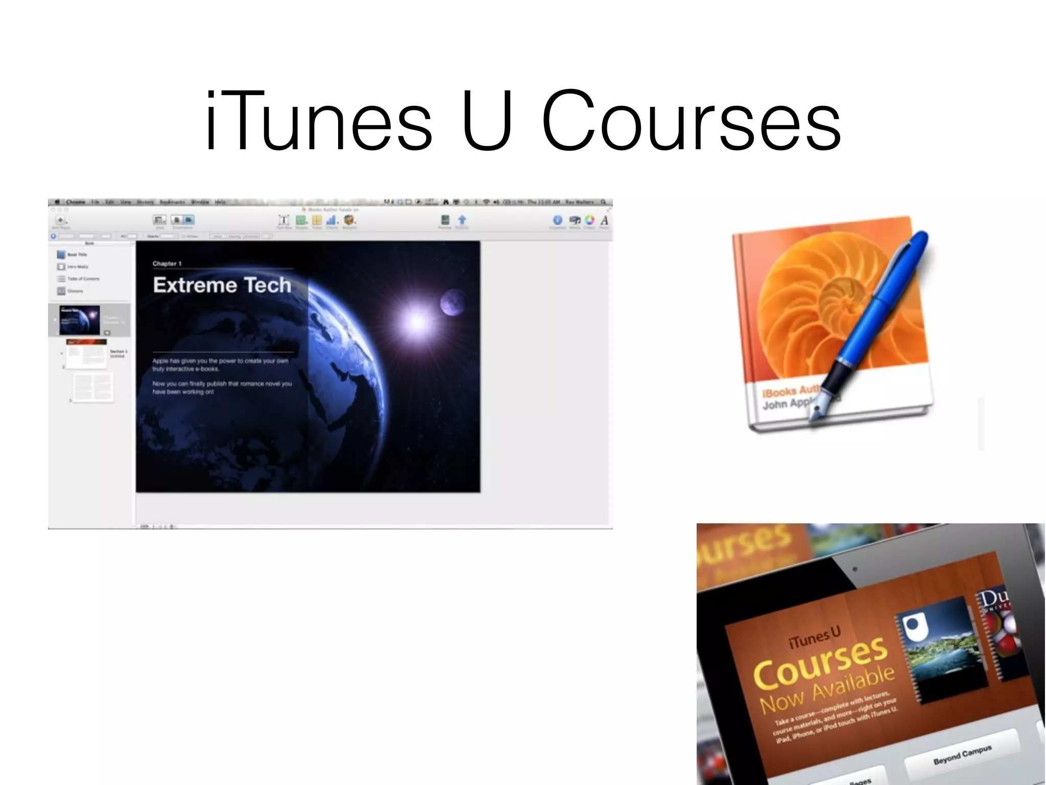 iTunes U Courses
 