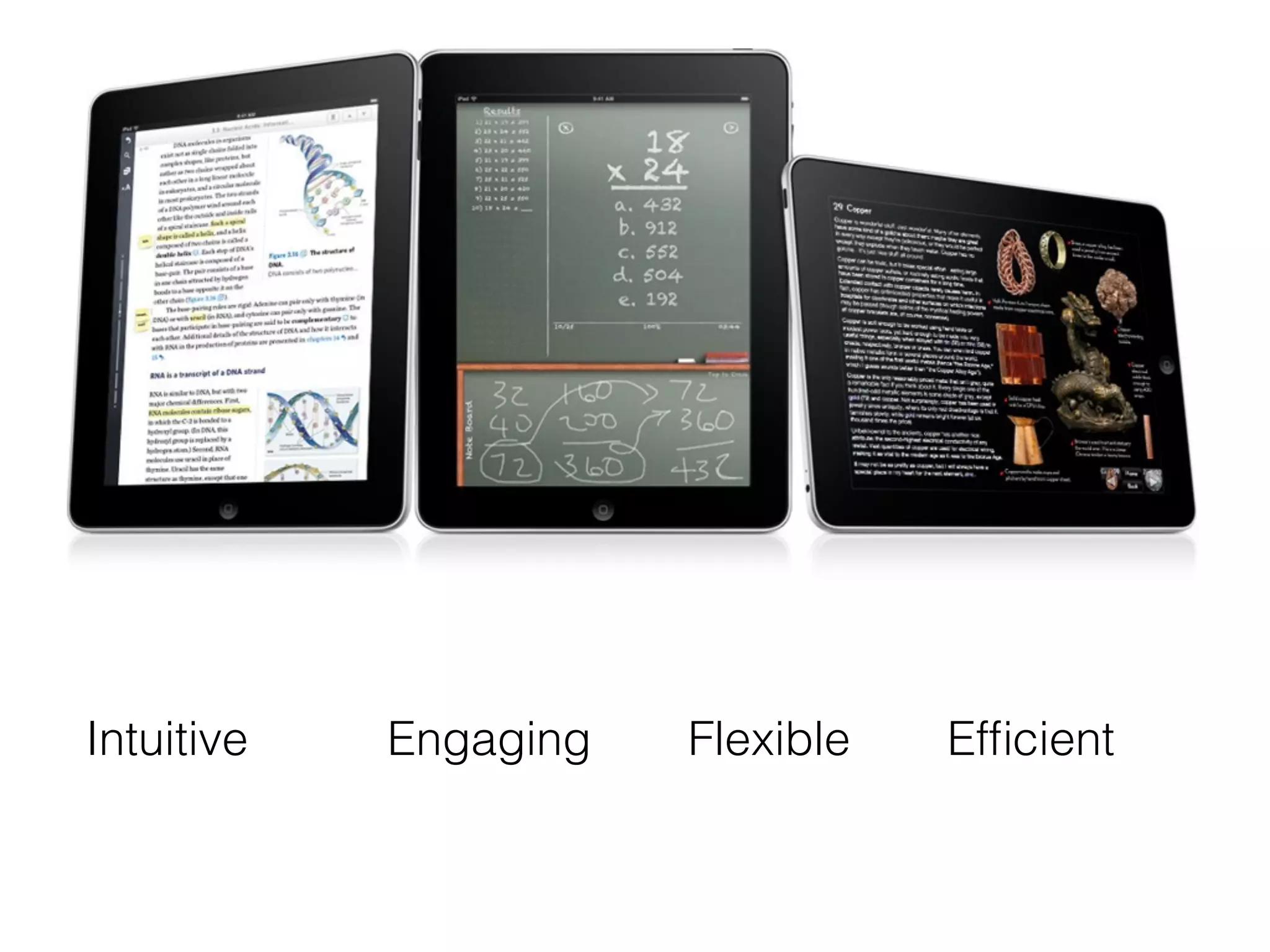 Intuitive   Engaging   Flexible   Efﬁcient
 