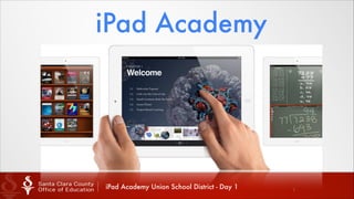 iPad Academy

iPad Academy Union School District - Day 1

1

 