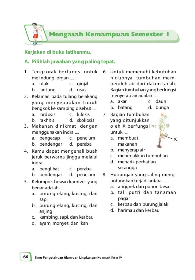 ILMU PENGETAHUAN ALAM DAN LINGKUNGANKU UNTUK SD & MI KELAS 