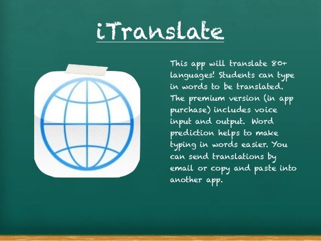 Free iPad Apps for Foreign Language, Productivity &amp; Teachers