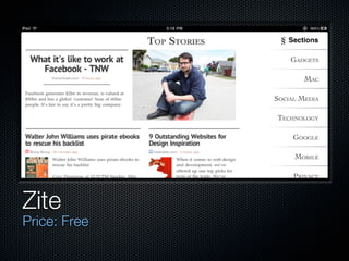 Zite
Price: Free
 