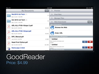 GoodReader
Price: $4.99
 