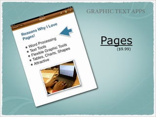 GRAPHIC TEXT APPS

Trading Cards
• Famous African
Americans
• Print and fold
• from 5th grade
teacher Crystal
Voytal
• Note: somewhat
inflexible template

(free)

 