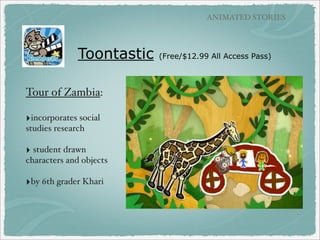 MANAGEMENT/HINTS

Publishing to
iTunes
Bookstore FREE!

‣Download iTunes Producer
‣Step by step upload
‣Be sure screenshots are correct size!

 