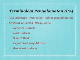Comprehensive Guide to IPv4 Addressing and Network Fundamentals | PDF