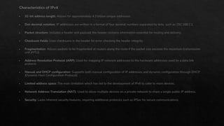 INTRODUCTION TO IP ADDRESS AND ITS TYPES | PDF