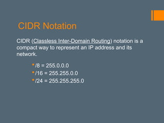 Comprehensive Guide to IP Addressing and Subnetting in Networking | PPTX