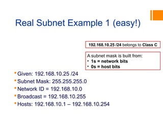Comprehensive Guide to IP Addressing and Subnetting in Networking | PPTX