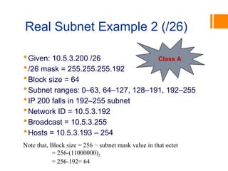 Sunbet Example Comprehensive Guide to IP Addressing and Subnetting in Networking | PPTX