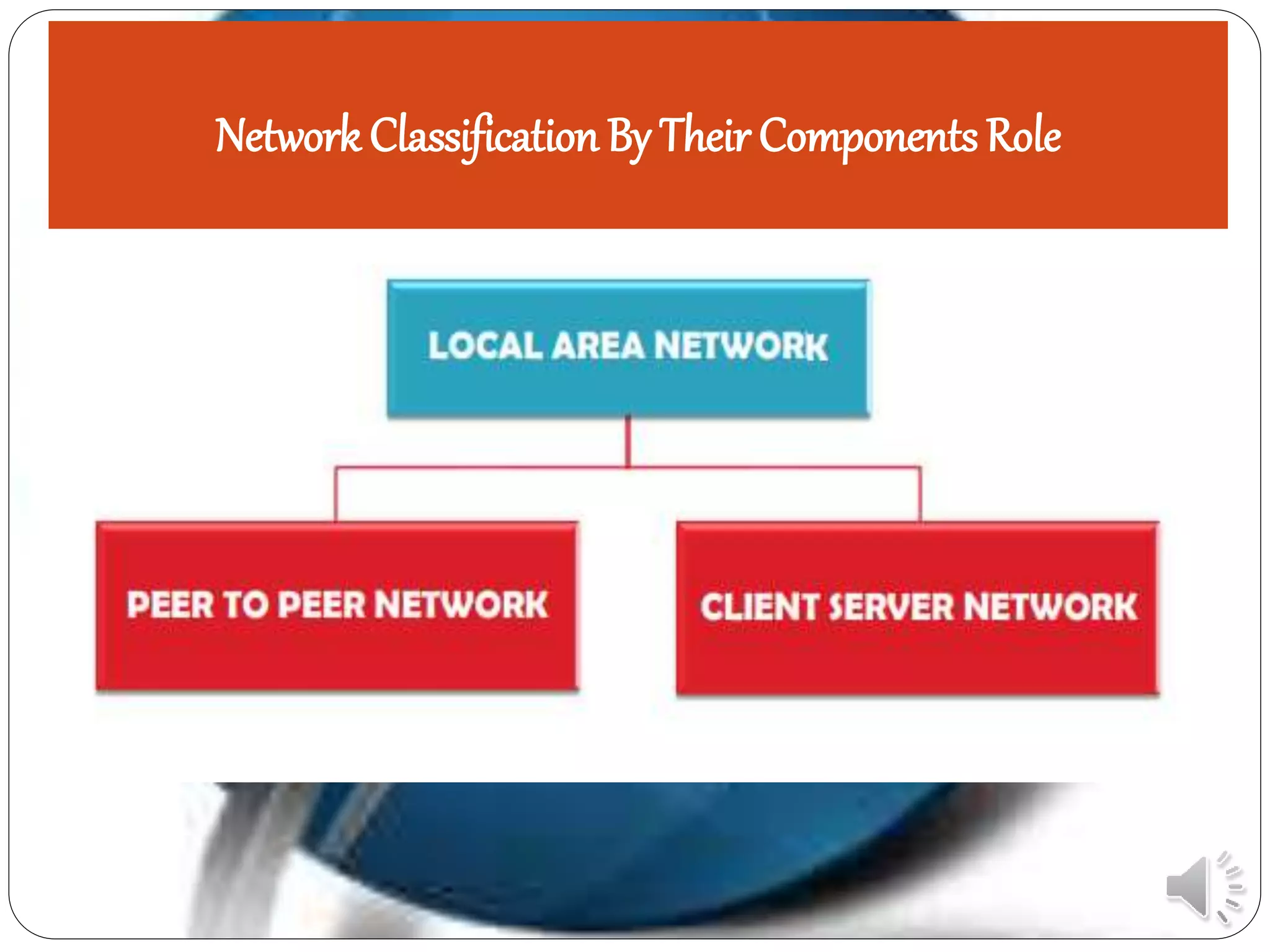 Network Classification By Their Components Role
 