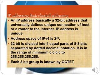 Ip address and subnet masking final