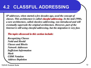 Ip addressing classful | PPT