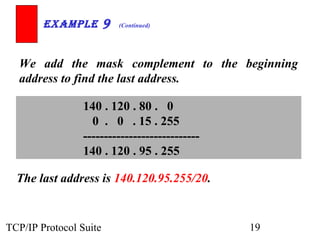 Ip addressing classless | PPT