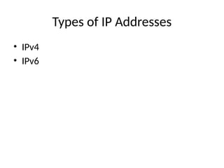 IP and Physical Addressing Tutorial presentation | PPTX
