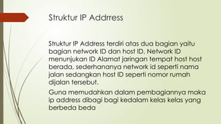 IP ADDRESS & SUBNETING & FORMAT IP ADDRESS | PPTX