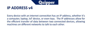 IP ADDRESS version 4.pptx IP ADDRESS version 4.pptx