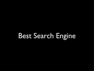 Best Search Engine 